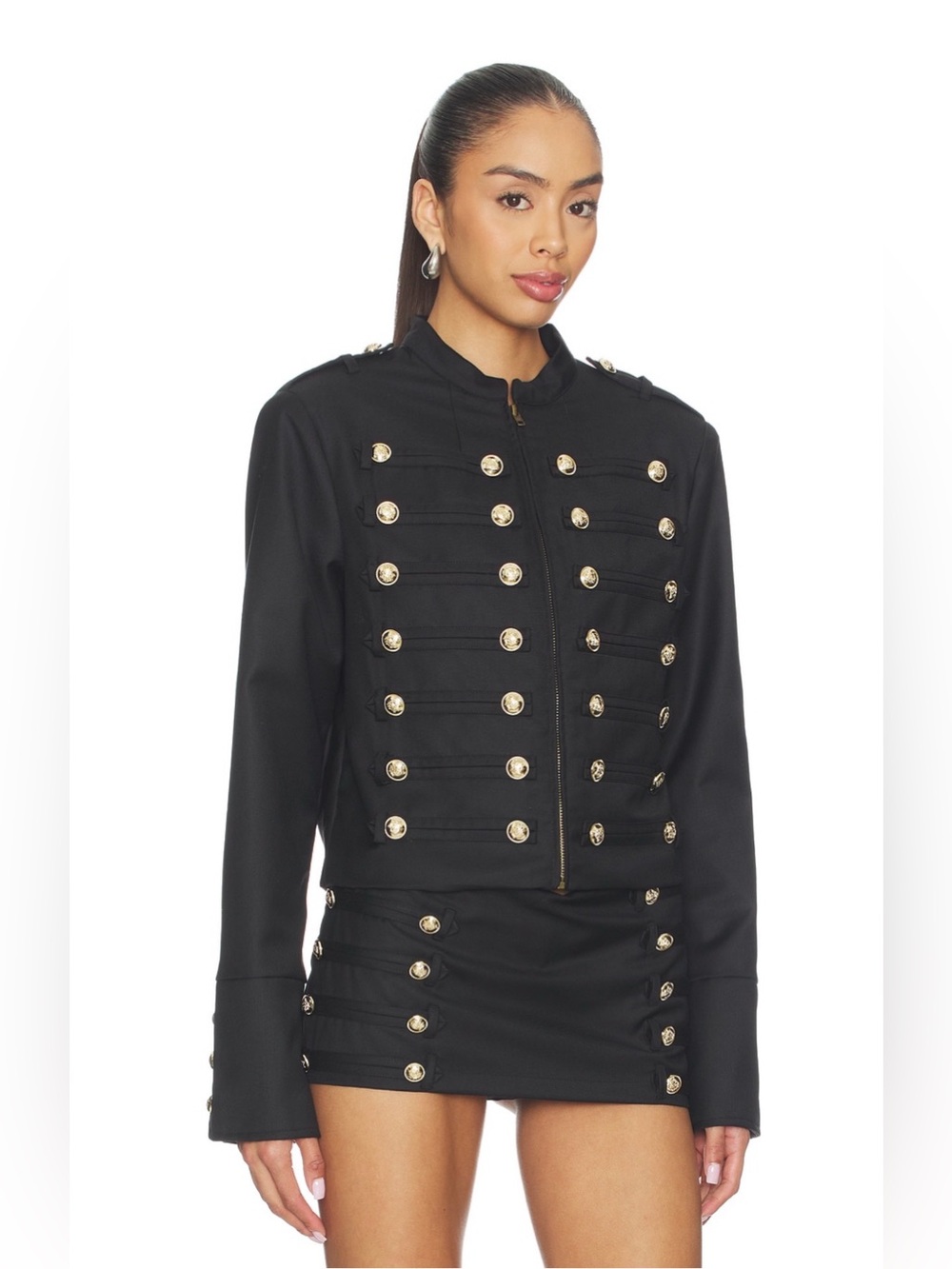 NWT - LIONESSES “ Rush Hour” Military-Style Button Jacket - Small - Picture 2 of 15